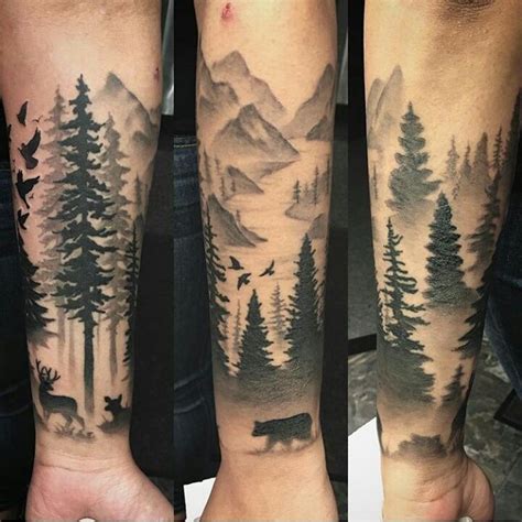 black and white forest tattoo|black forest tattoo manotick.